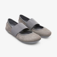 Camper Right Womens Ballerinas US-59346 Grey Sale